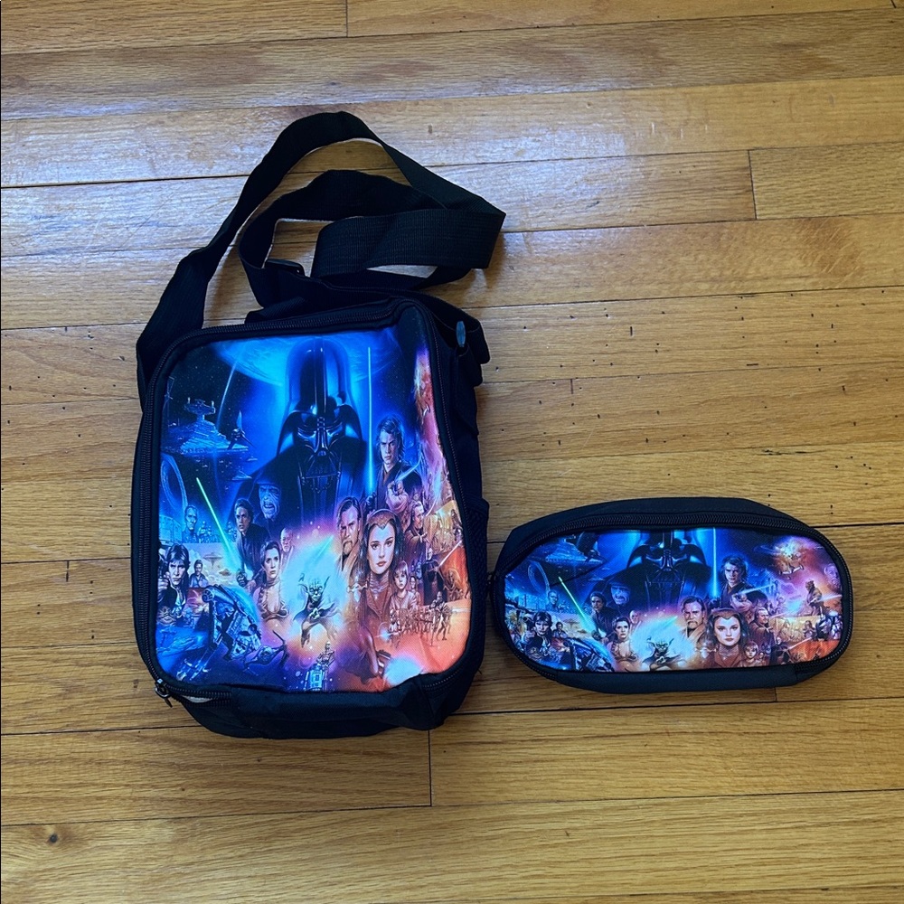 Star Wars Themed Lunch Bag and Pencil Case Set